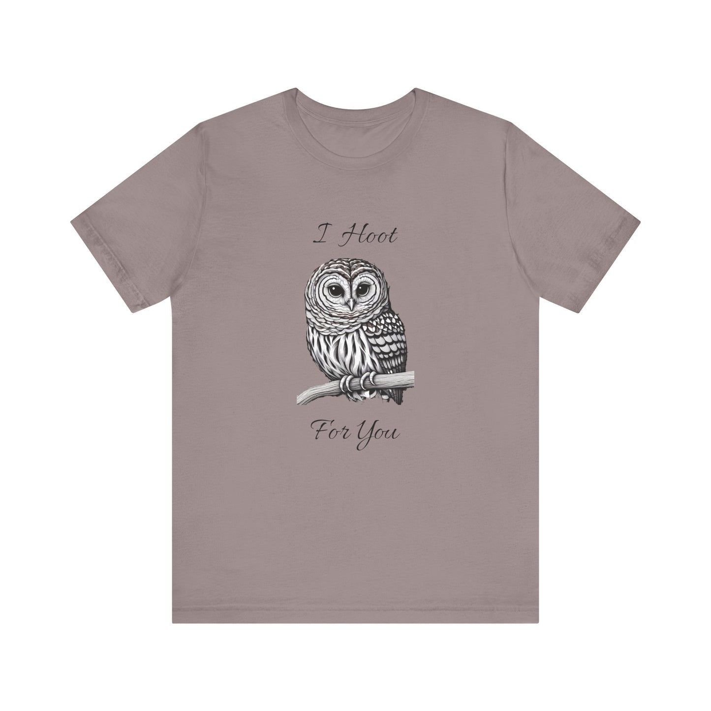 Owl Hoot Unisex Jersey Short Sleeve Tee