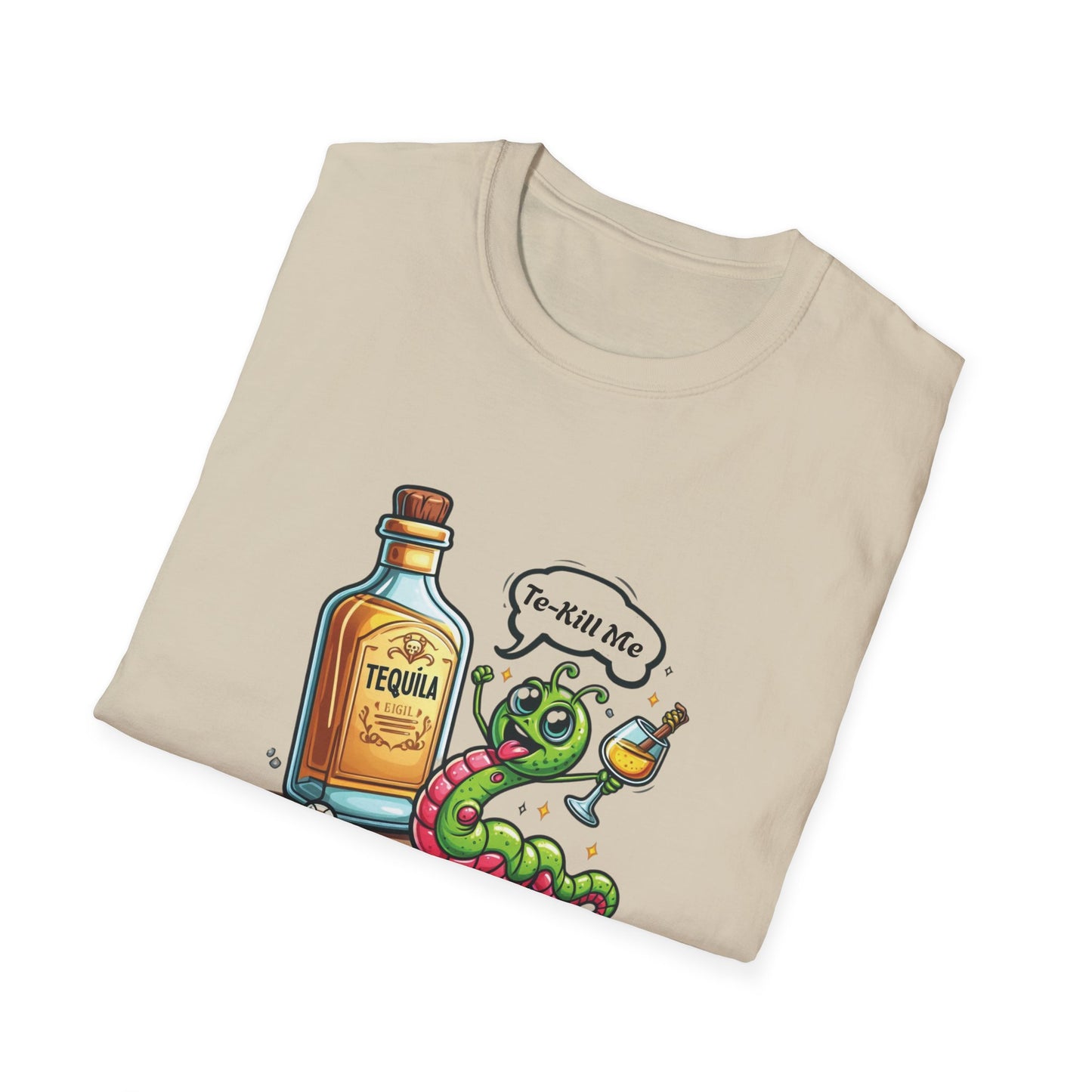 Tequila Worm Unisex Softstyle T-Shirt