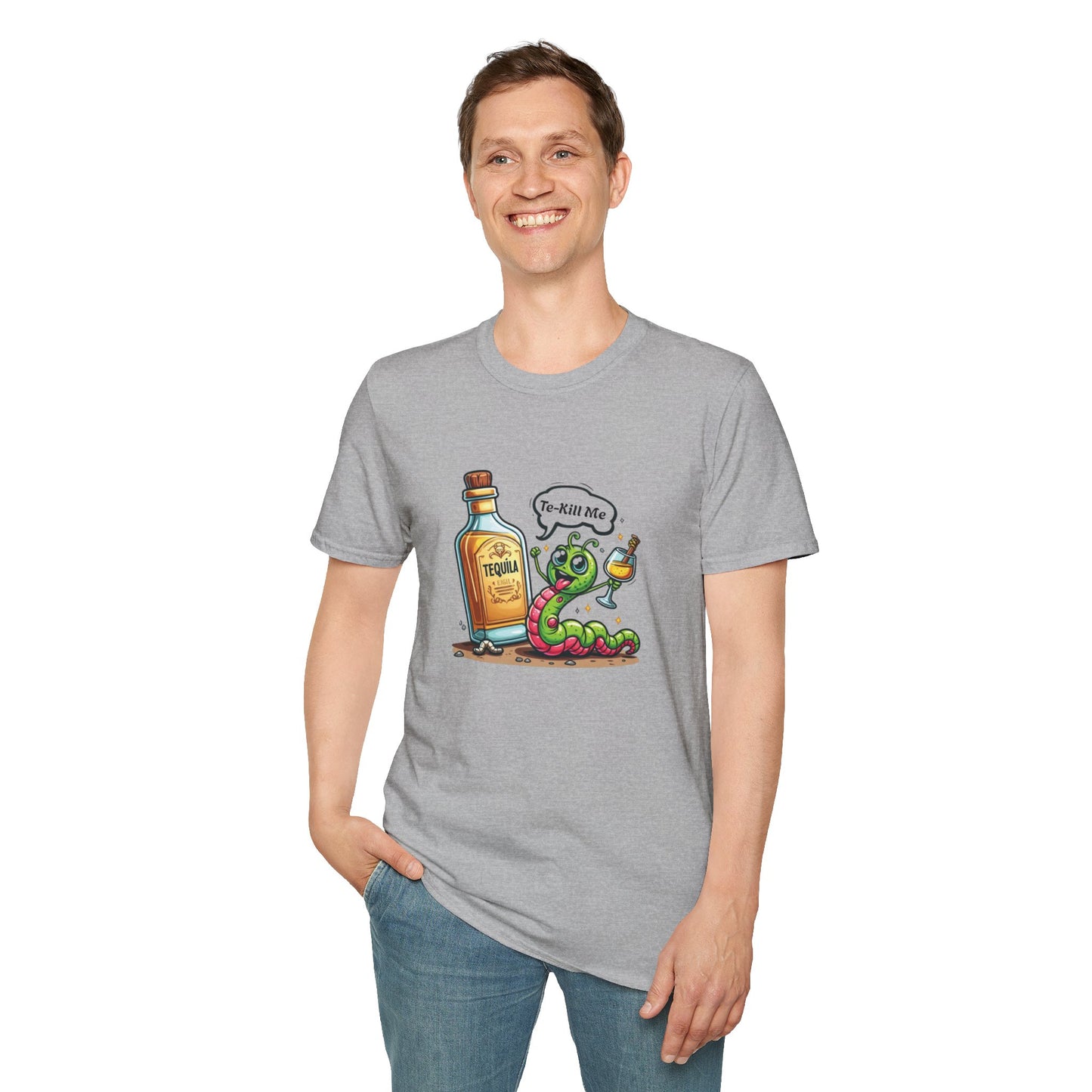 Tequila Worm Unisex Softstyle T-Shirt