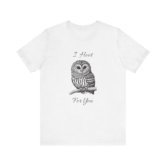 Owl Hoot Unisex Jersey Short Sleeve Tee