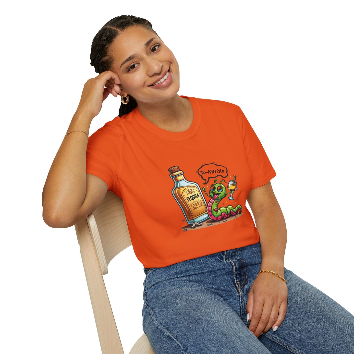 Tequila Worm Unisex Softstyle T-Shirt