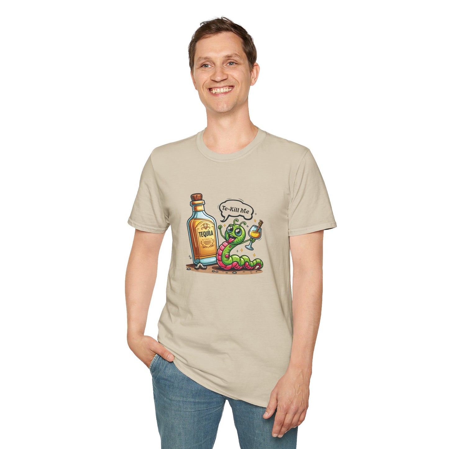 Tequila Worm Unisex Softstyle T-Shirt