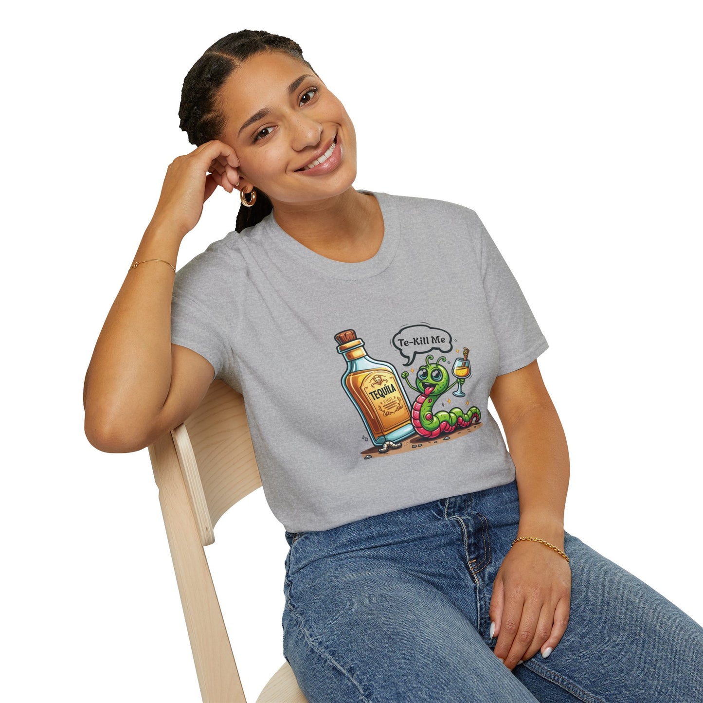 Tequila Worm Unisex Softstyle T-Shirt