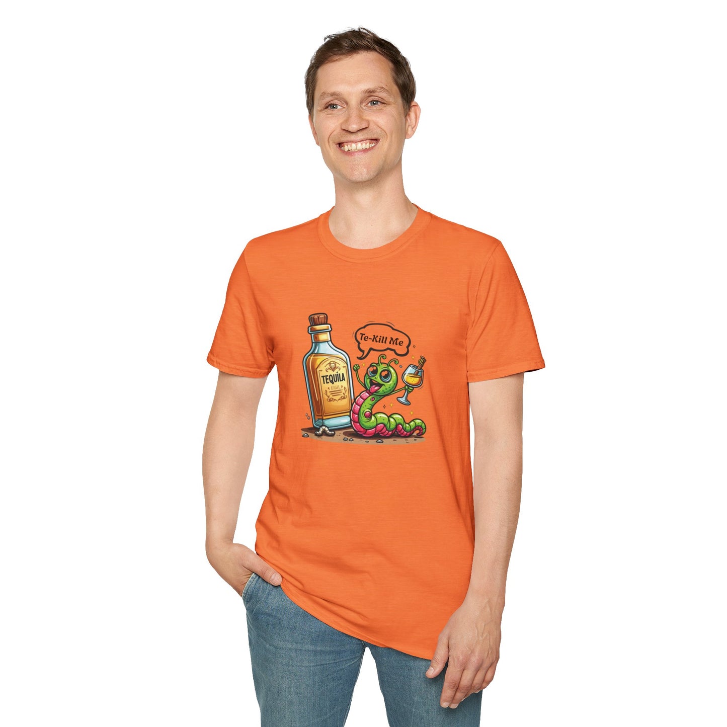 Tequila Worm Unisex Softstyle T-Shirt