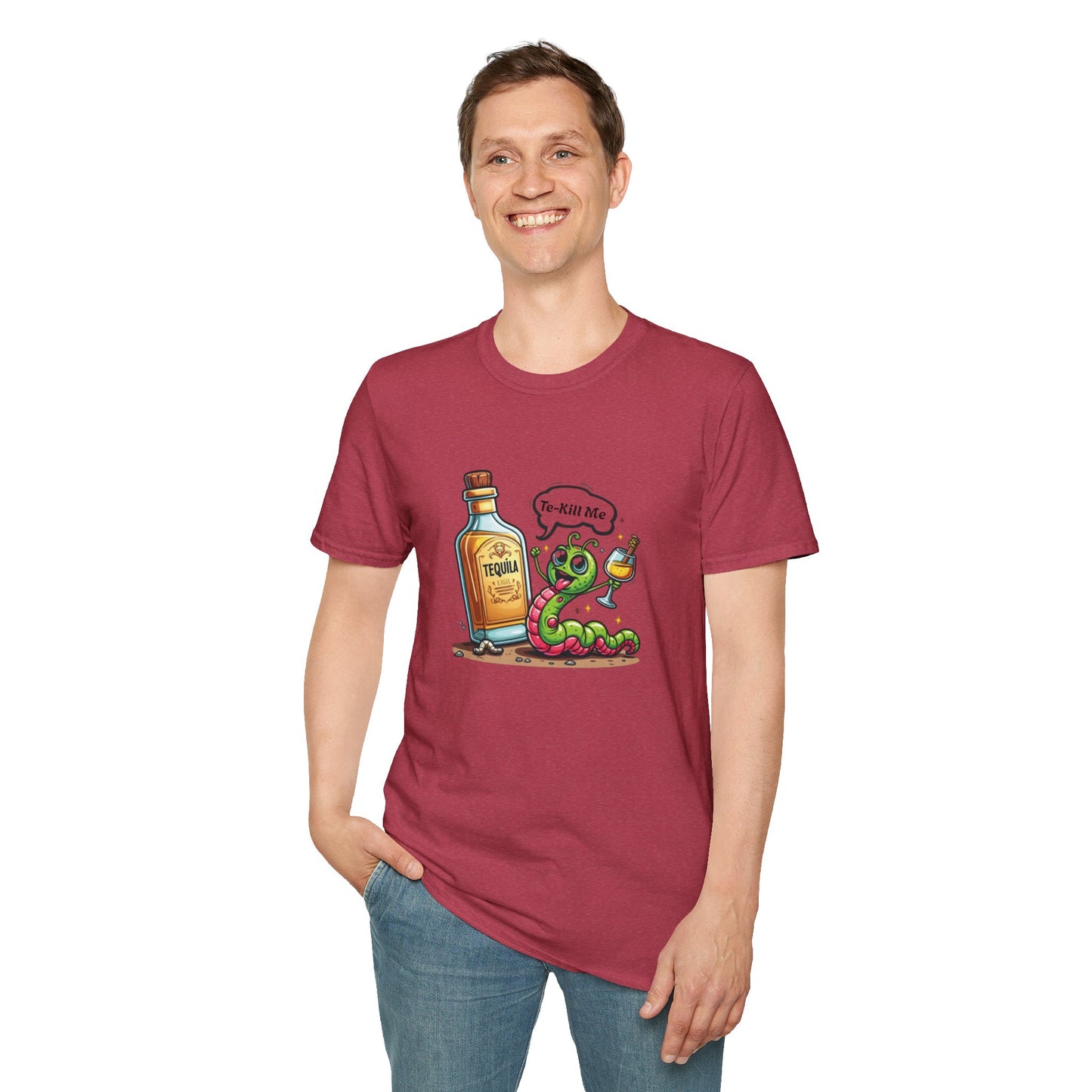 Tequila Worm Unisex Softstyle T-Shirt