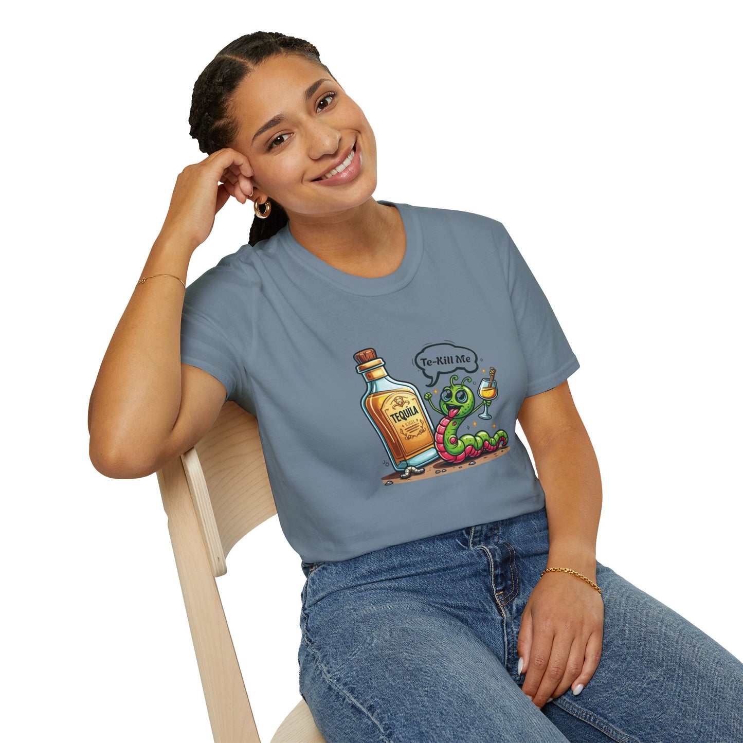 Tequila Worm Unisex Softstyle T-Shirt