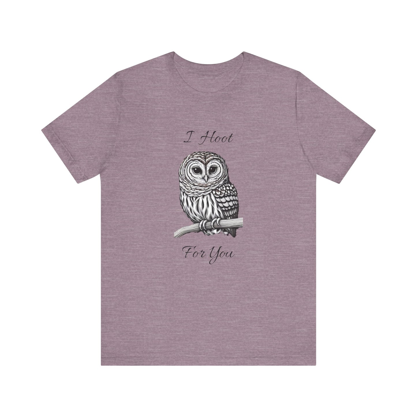 Owl Hoot Unisex Jersey Short Sleeve Tee