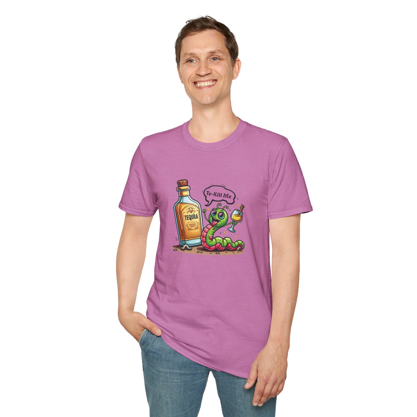 Tequila Worm Unisex Softstyle T-Shirt