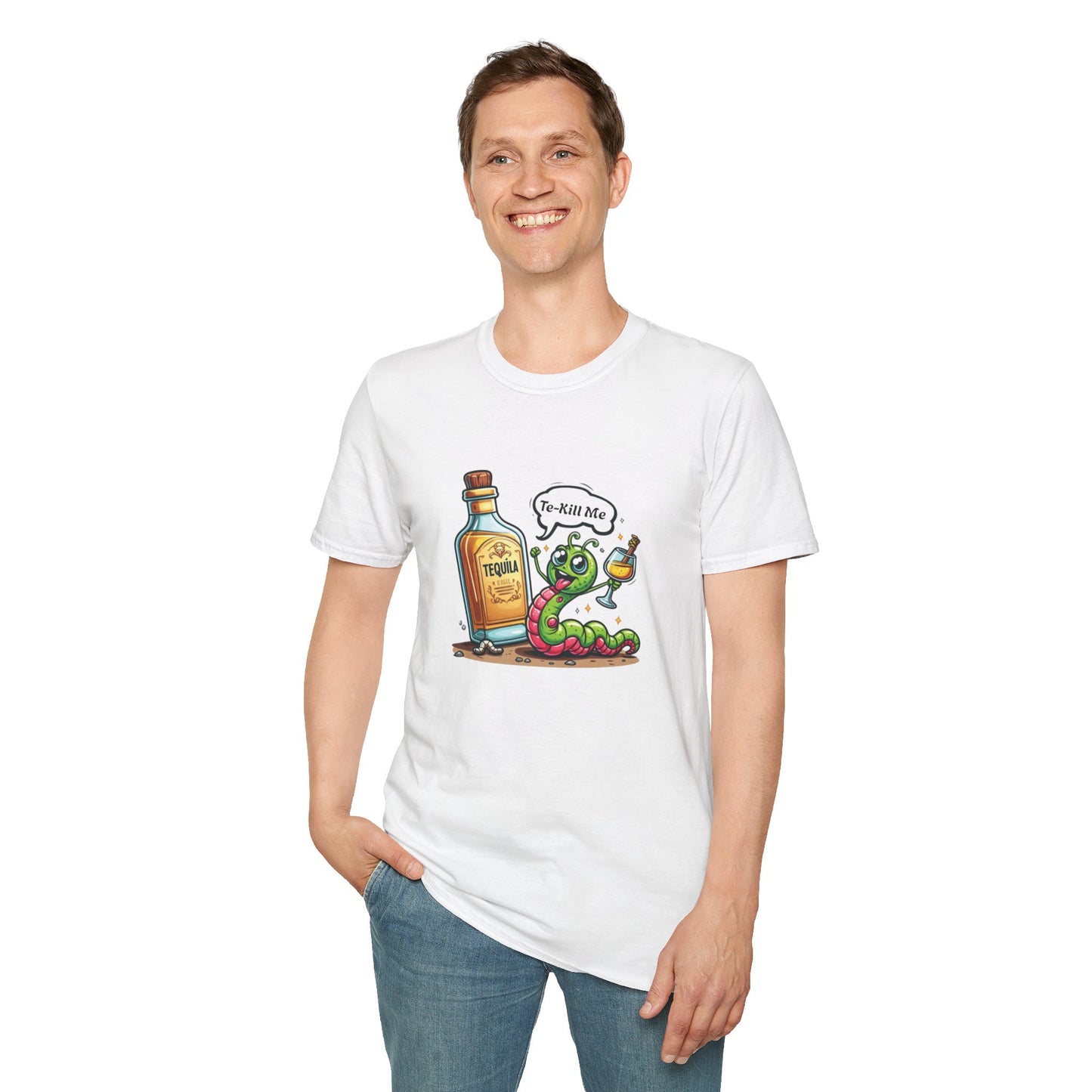 Tequila Worm Unisex Softstyle T-Shirt