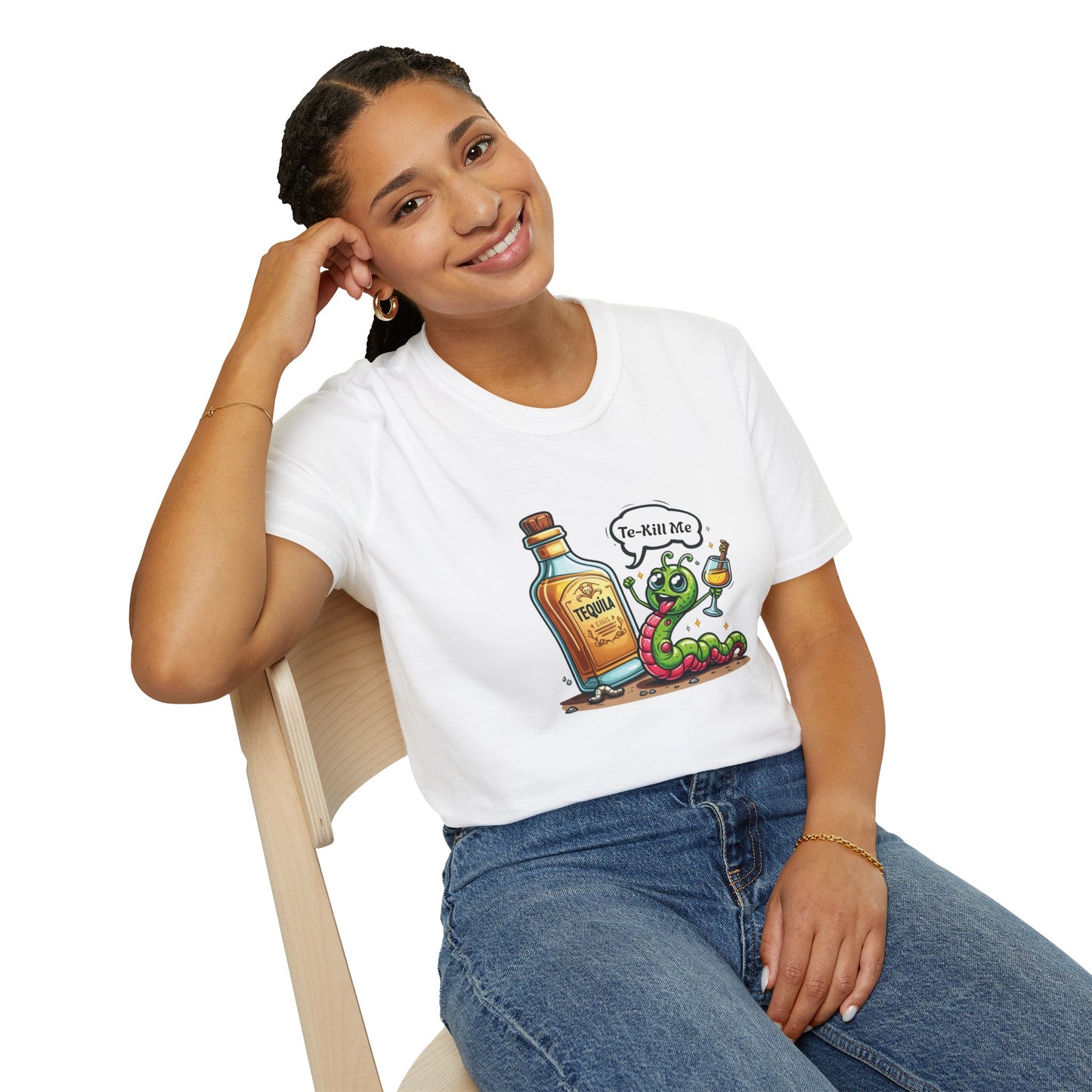 Tequila Worm Unisex Softstyle T-Shirt