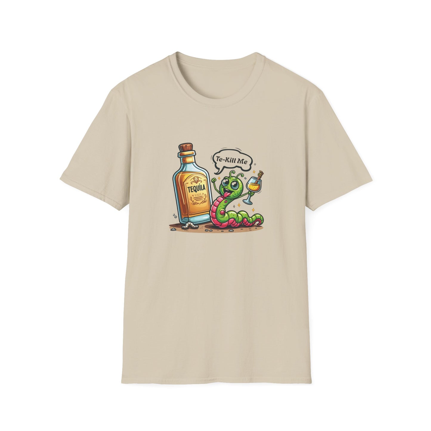 Tequila Worm Unisex Softstyle T-Shirt