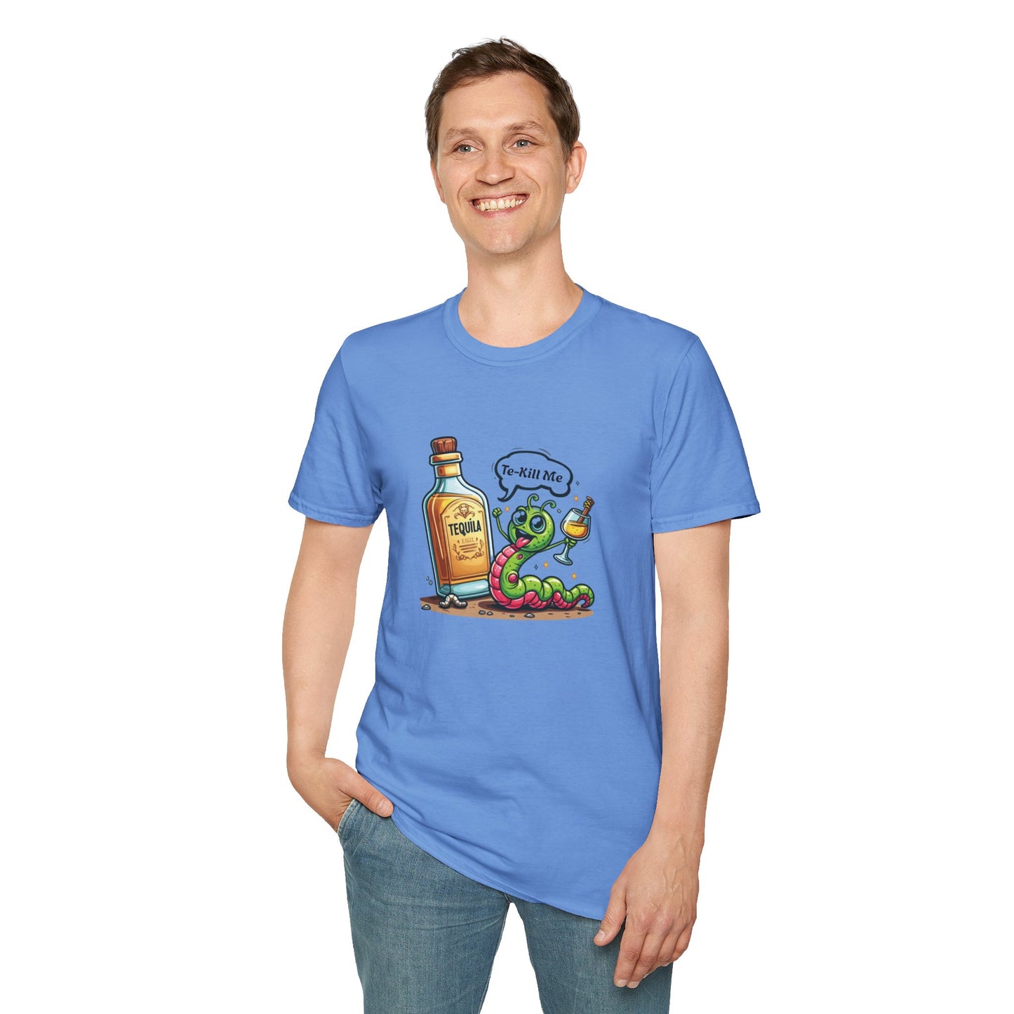 Tequila Worm Unisex Softstyle T-Shirt