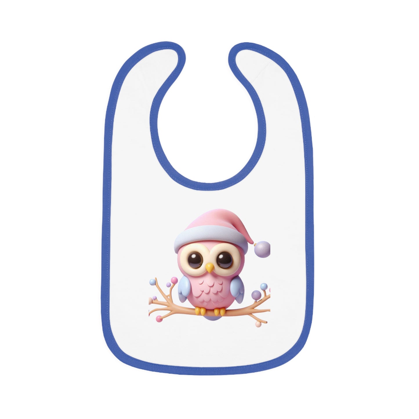 Santa Owl Bib