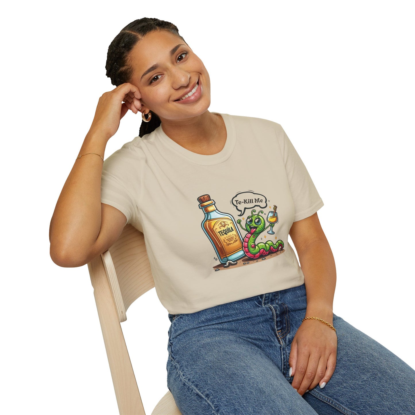 Tequila Worm Unisex Softstyle T-Shirt