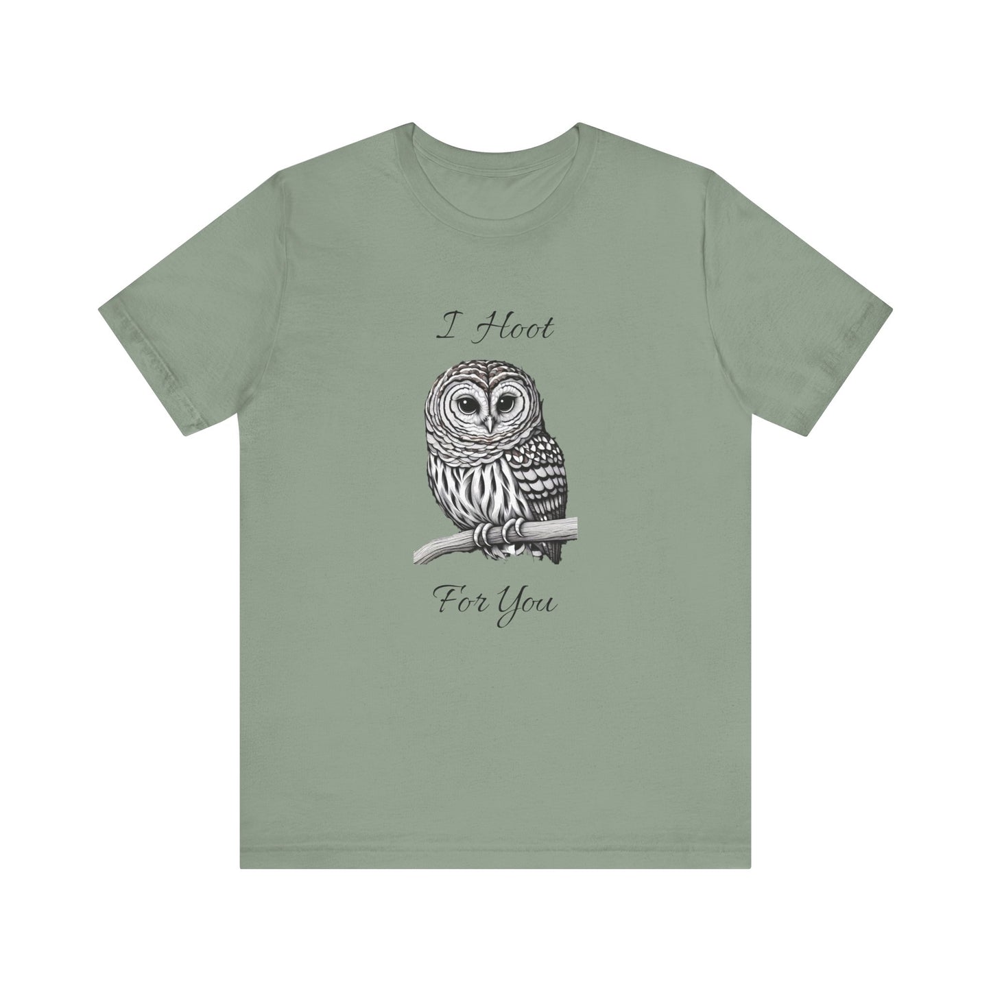 Owl Hoot Unisex Jersey Short Sleeve Tee