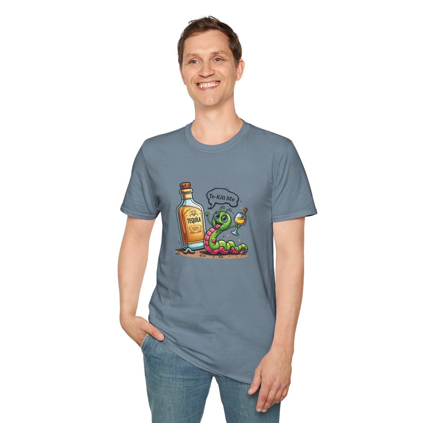 Tequila Worm Unisex Softstyle T-Shirt