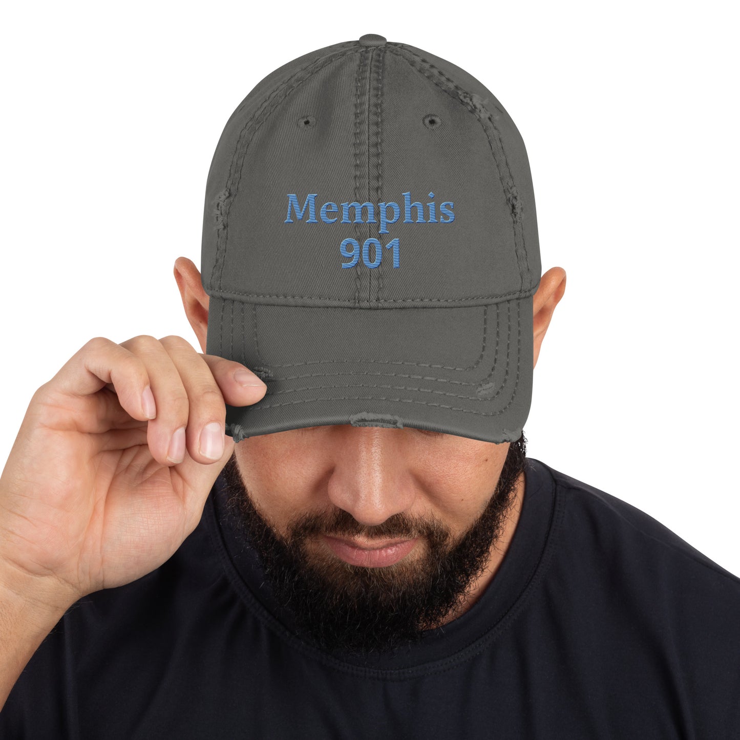 Memphis 901 Distressed Dad Hat