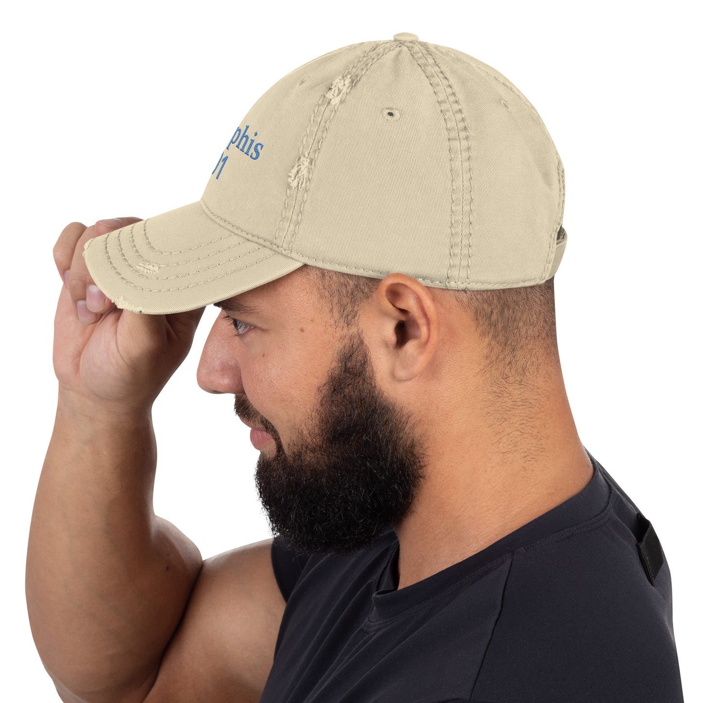 Memphis 901 Distressed Dad Hat